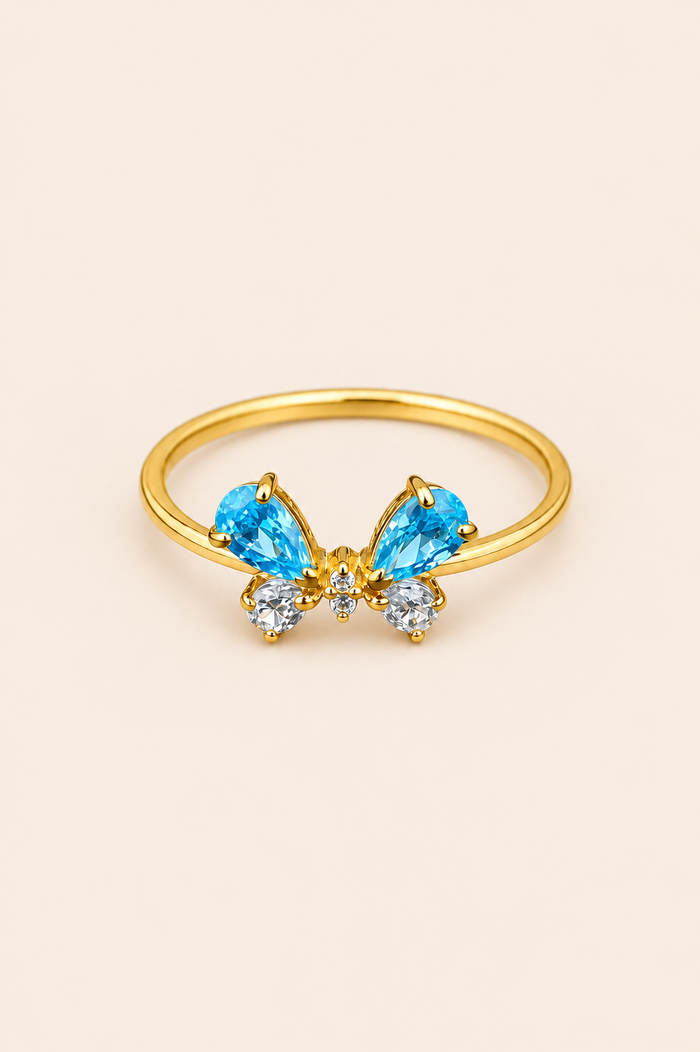 Bluewing Bloom Ring