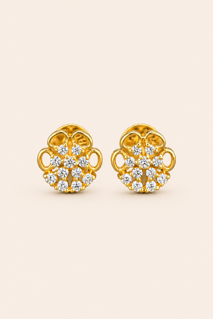 Halo Knot Studs